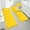 Yellow, variant on Ileading Bathroom Rugs Set of 4 Soft Bath Mats with Toilet Lid Cover Washable Microfiber Bathroom Mats, Yellow