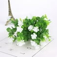 thumbnail image 2 of Artificial Flowers for Outdoors, Artificial Plants Fake Flowers Greenery Shrubs Plants for Decoration Outdoor Plants Hanging Planter Home Garden Decor, 13.78Inches, 2 of 5