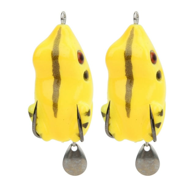 Señuelos de pesca de rana Artificial, cebos duros con ganchos, accesorios para aparejos de pesca, 5,5 cm/11g, 2 uds. YUNYI BRAND Deportes