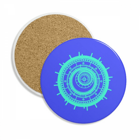 

Gearwheel Combination Spell Coaster Cup Mug Tabletop Protection Absorbent Stone