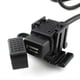 thumbnail image 3 of Adaptador de Cargador USB con Fusible en Línea Impermeable USB Motocicleta Socket 5V 2.1a USB de Corriente 1,83 M Cable, 3 of 5