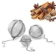 thumbnail image 4 of Infusor de té de acero inoxidable de 9 cm de diámetro, con cierre esférico, para especias y té, para cocina, s202412247184, 4 of 5