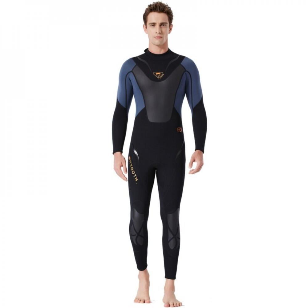 New Men's 3mm Neoprene Diving Jump Suit Scuba Surf Warm Full Body Wetsuits 