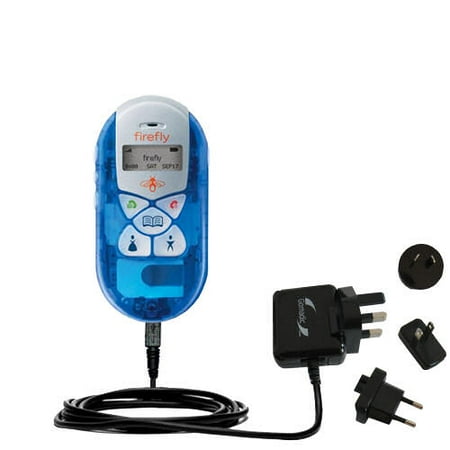 International AC Home Wall Charger suitable for the Cingular Firefly - 10W Charge supports wall outlets and voltages worldwide - Uses Gomadic Brand Ti