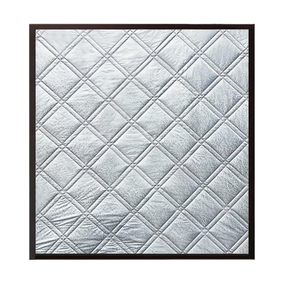No‑Drill Blackout Thermal Window Shade, 3‑Ply Winter Thermal locking Window Cover, Reusable for House Garage, Dormitory, Home(lxf)