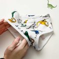 thumbnail image 5 of Coerni Girls and Toddler Underwear, 3 Pack Kids Baby Boys Soft Triangle Cotton Cartoon Cute Underwear Large Cotton, 5 of 9