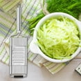 thumbnail image 5 of HomeLife 1 Set Stainless Steel Grater Cutter Manual Vegetable Slicer Easy Clean Multi-Purpose Kitchen Tool Ergonomic Handle Cheese Carrots Zucchini Pulp Kitchen Chopper, 5 of 13