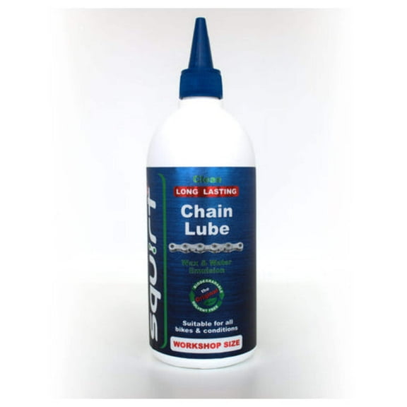 Squirt Long Lasting Dry Bike Chain Lube Drip 100% Biodegradable Wax Based
