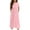 #A01-Pink, variant on XADYUY Girls Maxi Dresses 10-12 Casual Solid Color Short Sleeve Girls Long Dresses Cute Crew Neck Sundresses Flare Swing Dresses with Pocketss 13-14 Years,Light Green
