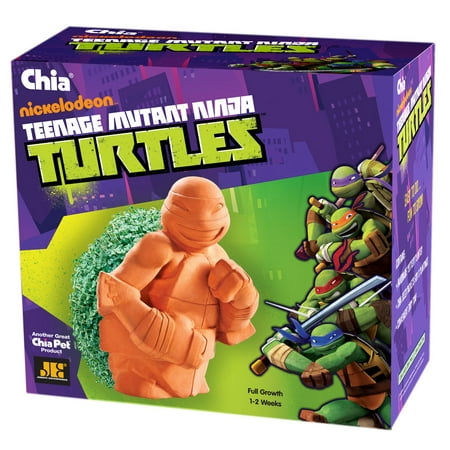 Chia Pet Teenage Mutant Ninja Turtle Decorative Pottery Planter, Easy to Do and Fun to Grow, Novelty Gift As Seen on TV