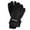 Black, variant on Kids' Solid Color Winter Ski Glove with Wrist Strap by Wootie