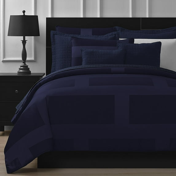 Staniey Collection Frame Jacquard 5-piece Comforter Set