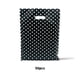 thumbnail image 3 of Bolsa de almacenamiento portátil de 50 piezas con asas, bolsas de compras para recuerdo de fiesta, bolsa de ropa para aperitivos para viajes en Almacenamiento y organización del hogar Negro 35x45cm Toystoory HA075227-06, 3 of 6