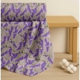 thumbnail image 4 of Soimoi Cotton Voile Fabric Leaves & Lavender Shirting Print Sewing Fabric Yard 56 Inch Wide, 4 of 7