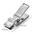 thumbnail image 3 of Professional Wide Jaw Nail Clipper with Resin Collector Large Opening Bionic Design for Thick/Ingrown Toenails Ergonomic Stainless Steel Blade, Portable Manicure Tool, 3 of 9