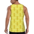 thumbnail image 2 of Sigee Gold Pineapple for Men's Workout Tank Top, Athletic Gym Sleeveless Shirt - Quick Dry, Lightweight, Breathable Medium, 2 of 9