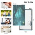 thumbnail image 6 of Yayeee 2 Pack Hand Towels for Bathroom 100% Cotton 16" x 28" Soft Absorbent Kitchen Towel, Magical Forest, 6 of 7