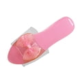 thumbnail image 4 of Princess Shoes Jelly Sandals Kids Heels Comfortable Lightweight Design for Birthday Pretend Play, 4 of 9