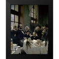 thumbnail image 2 of Gervex, Henri 12x14 Black Modern Framed Museum Art Print Titled - Doctor Preau Operating at the St. Louis Hospital, 2 of 5