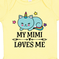 thumbnail image 4 of Inktastic Mimi Loves Me Unicorn Cat Girls Baby Bodysuit, 4 of 5