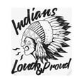 thumbnail image 6 of Indians Loud and Proud Spirit Sweatshirt Indian Mascot School Shirt White 3XL, 6 of 7