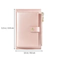 thumbnail image 4 of MasteelfCA 1pc Female Creative Creadit Cards Holder Zipper Money Wallet PU Leather Purse, 4 of 7