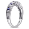 thumbnail image 4 of Everly Women's Created Sapphire Sterling Silver Ring, 4 of 7