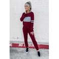 thumbnail image 4 of Conjunto Deportivo PRETTYGARDEN 2025 Manga Larga Rojo Vino XL, 4 of 5