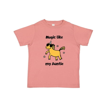 

Inktastic Unicorn Magic Like Auntie Gift Toddler Boy or Toddler Girl T-Shirt