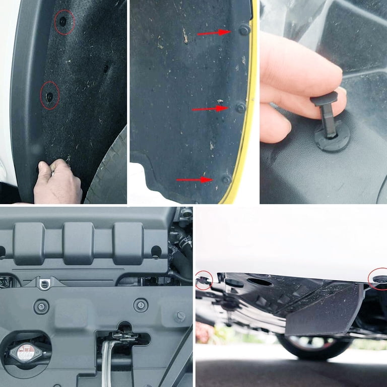 500-Piece Car Body Plastic Push Pin Rivet & Trim Fastener Kit With Screwdriver