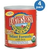 Earth's Best - Organic Infant Formula with Iron, 23.02oz, (Pack of 4)