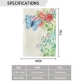 thumbnail image 3 of XMXY Vintage Butterfly Garden Flags Double Sided,Farmhouse Holiday Yard Outdoor Sign Decor Flag, 28"x40" inch, 3 of 8