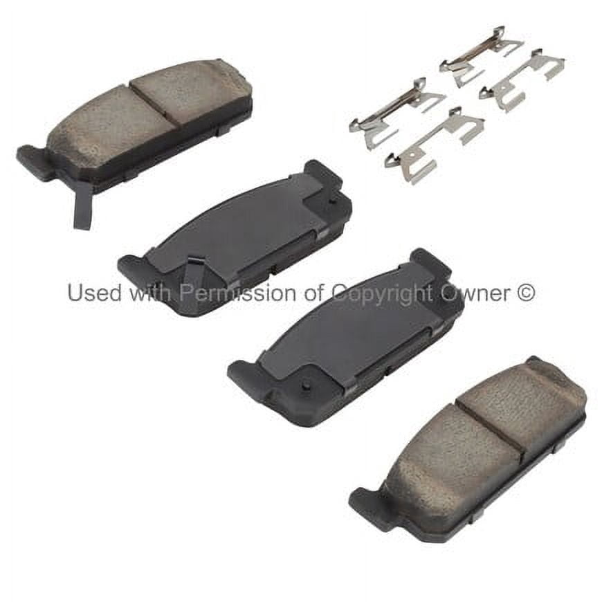 Mpa Electrical 1003-0588C Quality Built Black Series Ceramic Brake Pads W/