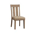thumbnail image 1 of Benjara BM227701 Chaise d'Appoint en Bois avec Assise Rembourrée - Lot de 2, 1 of 5