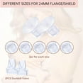 thumbnail image 2 of Prociv 14Pcs Flange Inserts 13/15/17/19/21mm Compatible with Momcozy S12/S12pro/S9/S9 Pro, for TSRETE/Spectra/Medela 24mm Shield/Flange, Including Duckbill Valve & Silicone Diaphragm, 2 of 6