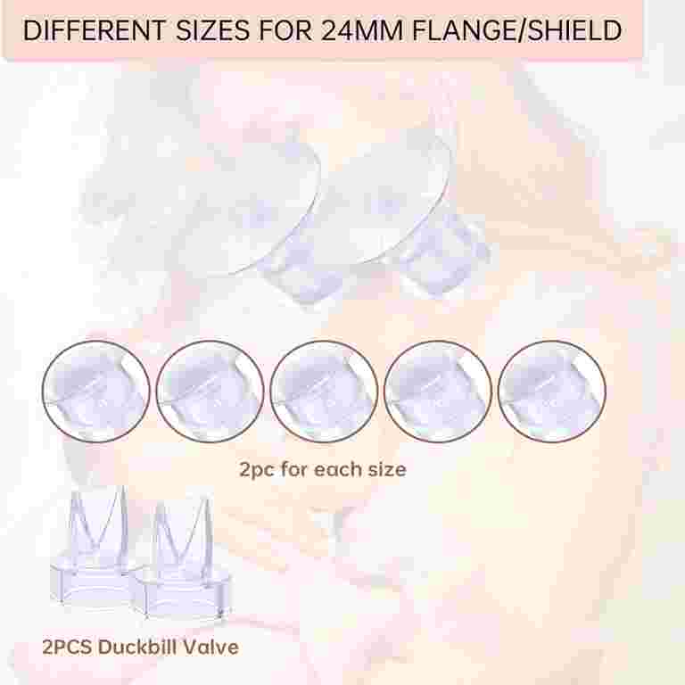 Flange Inserts 19mm For Medela,Spectra 24mm Shields/Flanges,Compatible...