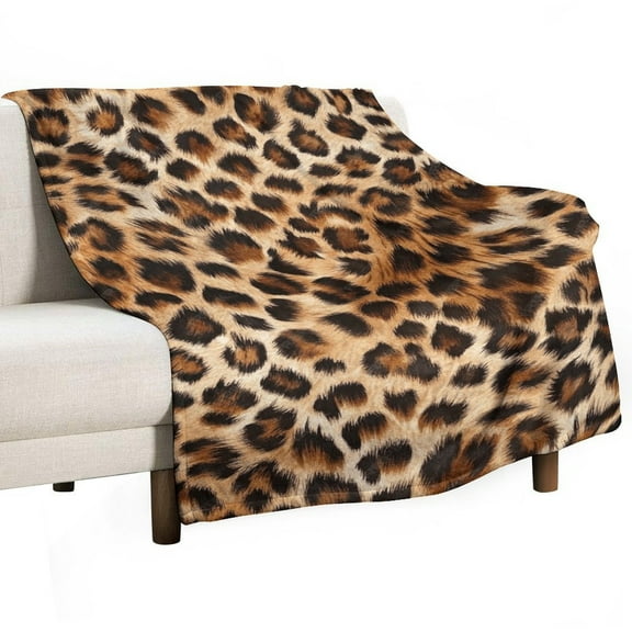 Animal Cheetah Print Throw Blanket for Women, Men - Super Soft Plush Blanket Throw Fleece Blanket Animal Blanket
