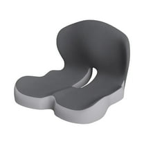 AuroraX Ergonomic Low Back Office Chair Cushion Comfort Soft Memory Foam Seat Cushion for Tailbone Pain, Sciatica, Coccyx Pain, Back Pain, and Hemorrhoid Relief