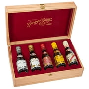 Giuseppe Giusti 5 Italian Balsamic Vinegars & Wood Gift Box Collection