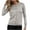 Gray, variant on Cotton Sweaters for Women Button Down Cardigan Long Sleeve Crew Neck Soft Knit Blouses Casual Spring Fall Clothes (XL, White)