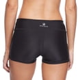 thumbnail image 3 of Body Glove Women's Standard Rider Elastic Waist Hybrid Swim Short with UPF 50+, Black, Medium, 3 of 4
