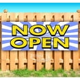 thumbnail image 1 of Now Open 13 oz Vinyl Banner With Metal Grommets, 1 of 4