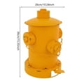 thumbnail image 2 of Retro Fire Hydrant Trash Can, Pedal Trash Can, Indoor Outdoor Waste Bin, Yellow for Kitchens, Bedrooms, Offices,  Cafe, 2 of 12