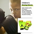 thumbnail image 4 of Wosthever Guante de boxeo para niños Dido, saco de boxeo deportivo de cuero PU, guantes de entrenamiento, guante de combate para niños Boxeo Verde, 4 of 6
