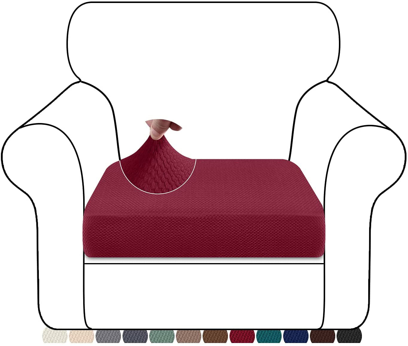 Details about   Sofa Slipcover Protector Jacquard Seat Cushion Cover Removable Funiture Home New