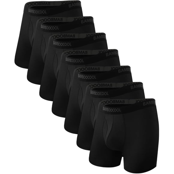 Calzoncillos bóxer BAMBOO COOL para hombre, transpirables con bragueta