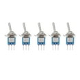 thumbnail image 1 of funtasica 5pcs 3PDT On-On Toggle Switch Mini Metal Rocker Switches Dashboard Accessory, 1 of 7