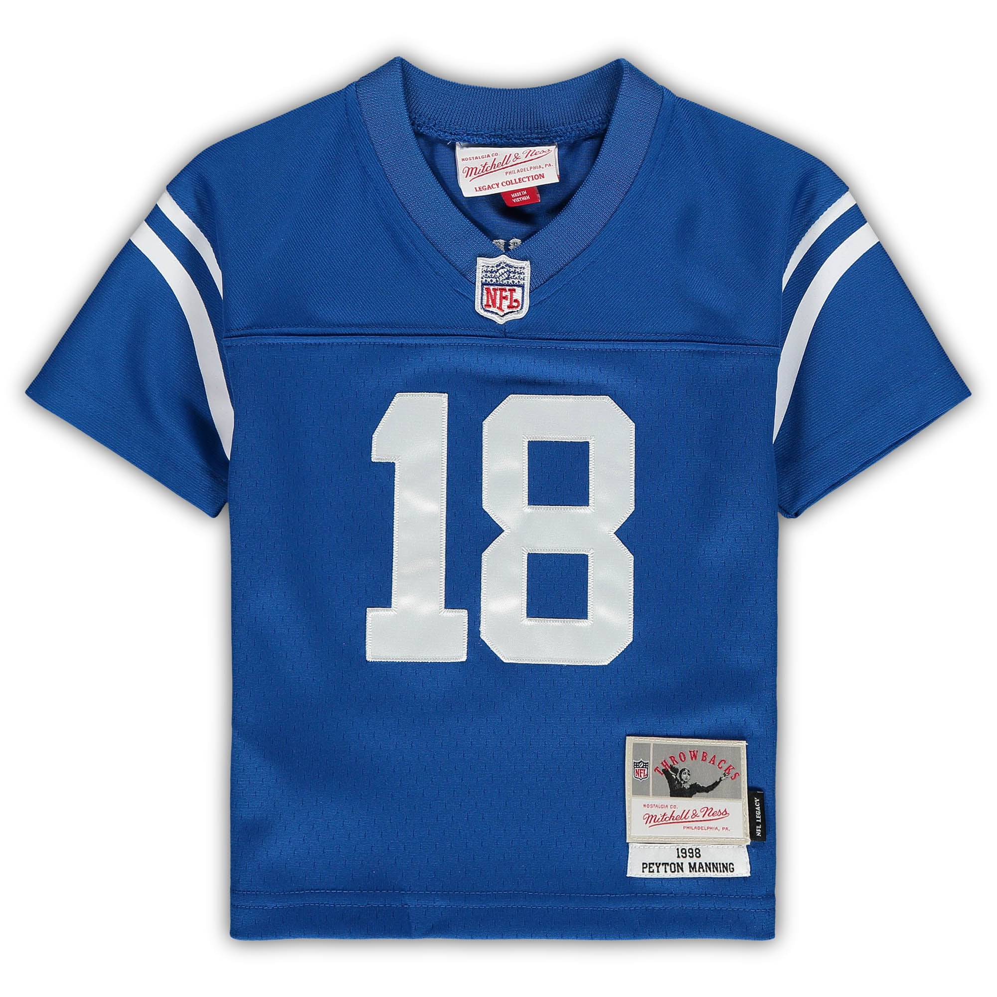 Toddler Mitchell & Ness Peyton Manning Royal Indianapolis Colts 1998 Retired  Legacy Jersey 