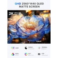 thumbnail image 4 of UPERFECT Monitor portátil 2K de 22 pulgadas con VESA y soporte ajustable de 180°, 2560 x 1440 QHD FreeSync IPS HDR gran pantalla de juegos, USB-C HDMI Travel segundo monitor para portátil, interruptor, 4 of 5