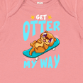 thumbnail image 4 of Inktastic Otter Cute Kids Skateboarding Boys or Girls Baby Bodysuit, 4 of 5